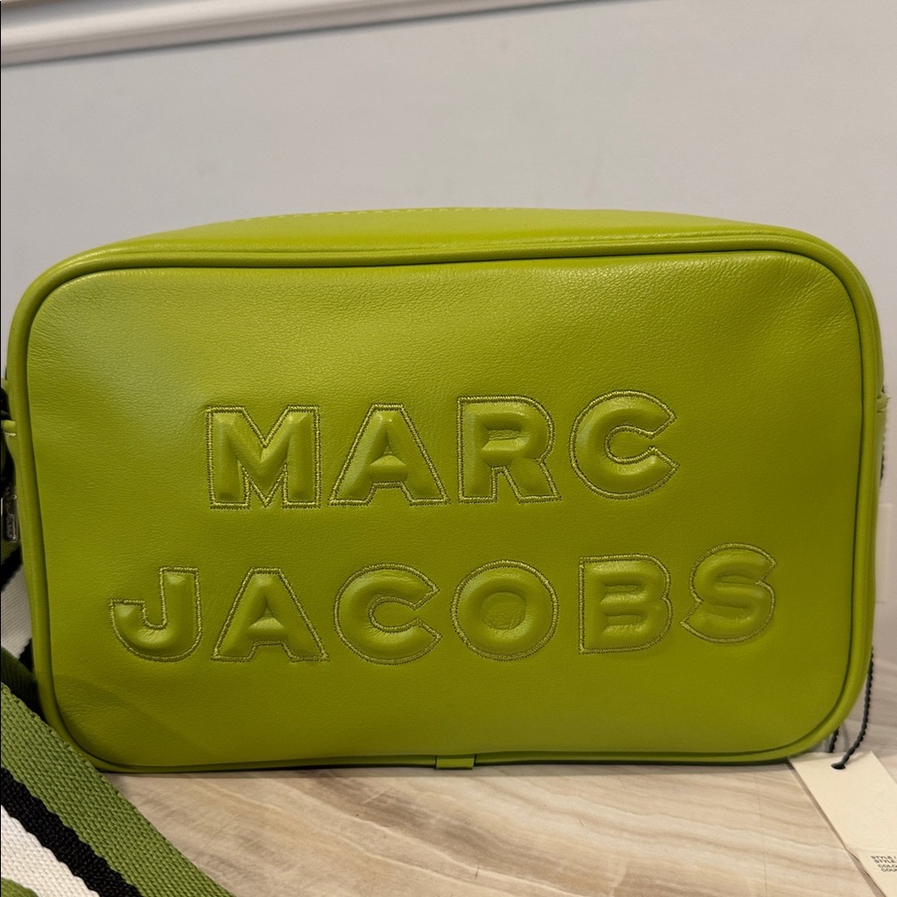 Marc Jacobs Flash Green Leather Camera Crossbody Bag - Picture 5 of 17